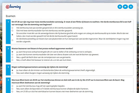 E-learning examen