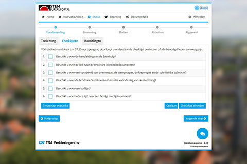 Screenshot stemhulp checklijsten
